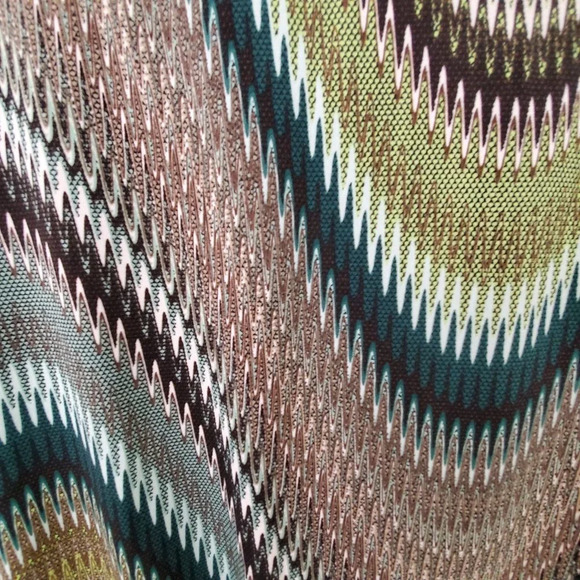 Connected Apparel Printed Dress Retro Multicolor Woman 6 - Picture 5 of 6